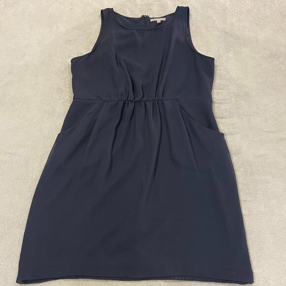 Navy Blue Sleeveless Dress Size 14 GAP - Picture 1 of 12